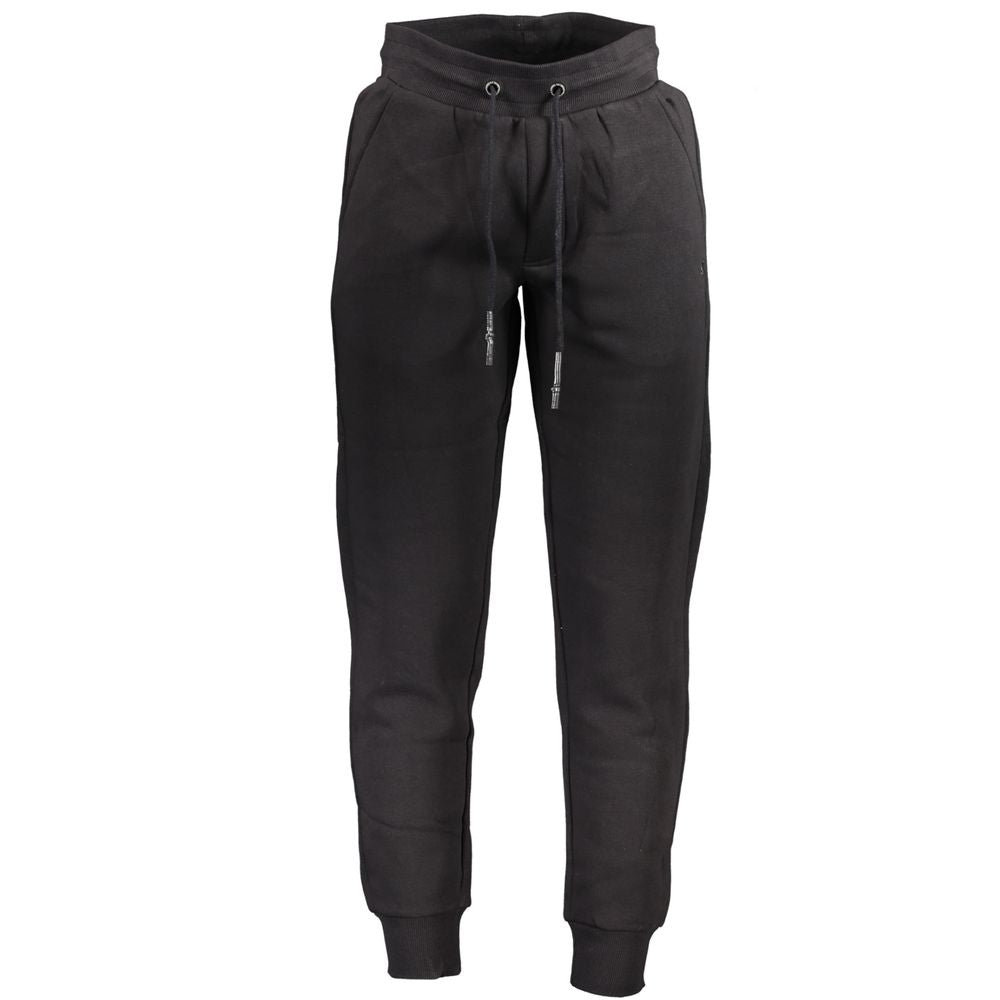 U.S. Grand Polo Black Cotton Men's Trouser
