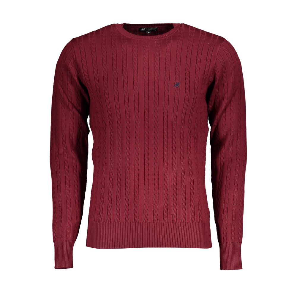 U.S. Grand Polo Red Viscose Men's Sweater