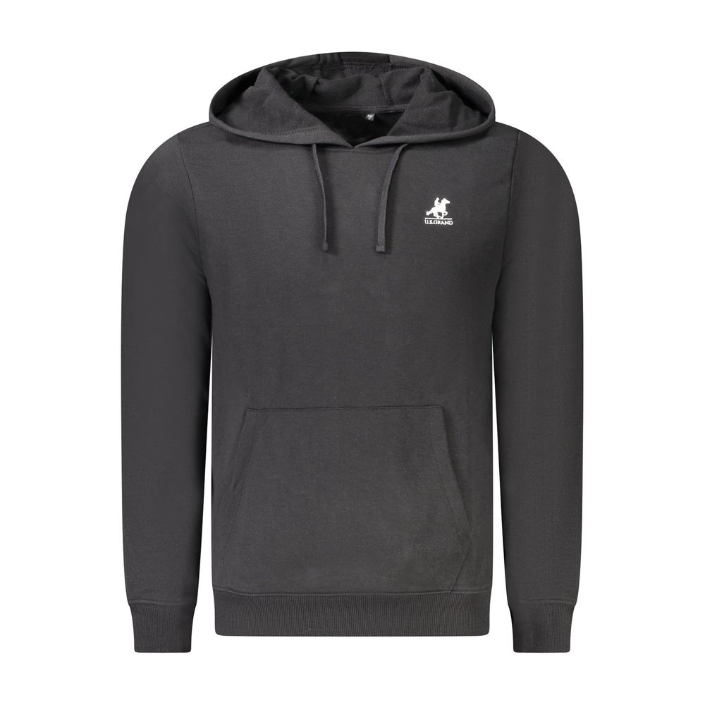 U.S. Grand Polo Black Cotton Men's Sweatshirt