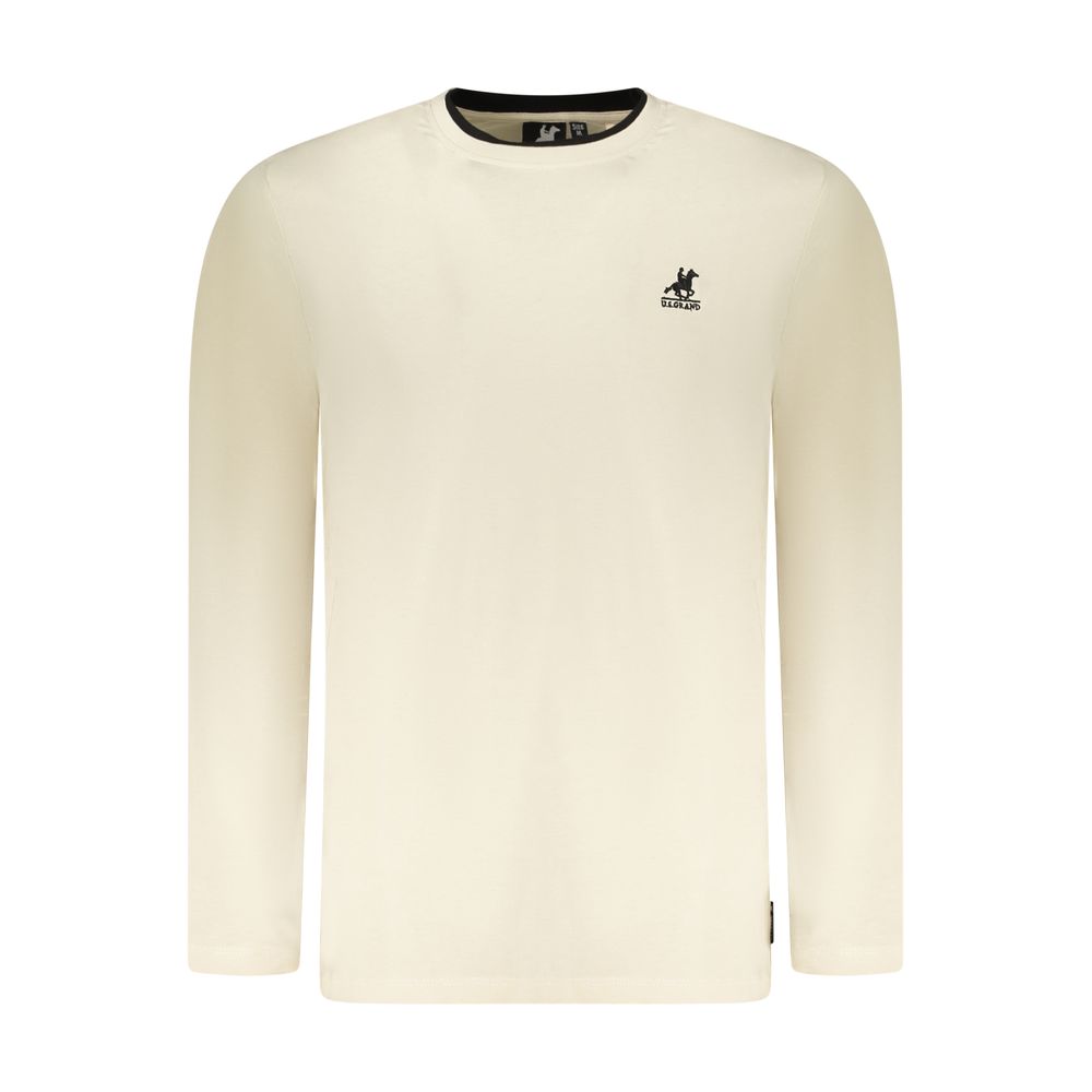 U.S. Grand Polo Beige Cotton Men T-Shirt