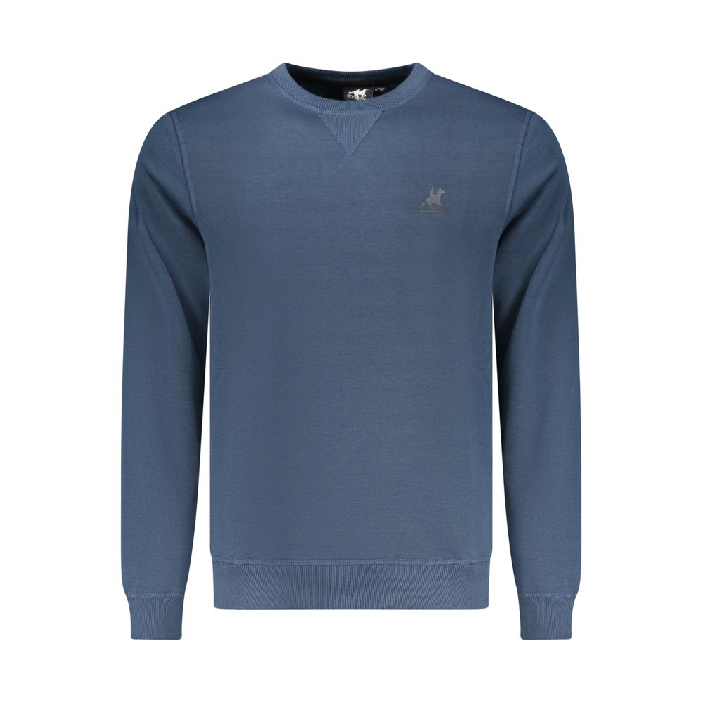 U.S. Grand Polo Blue Polyester Men Sweatshirt