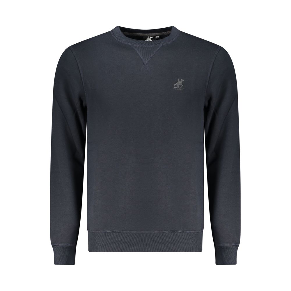 U.S. Grand Polo Blue Polyester Men Sweatshirt