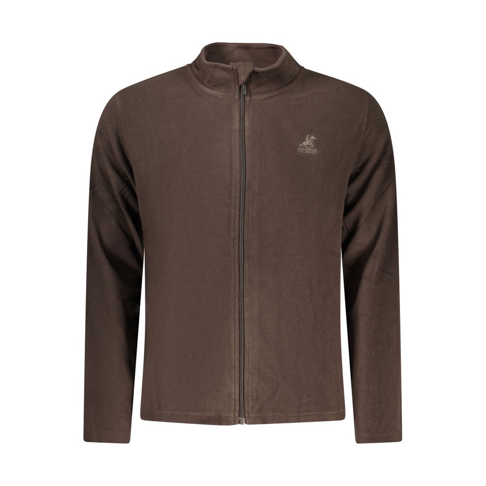 U.S. Grand Polo Marrone Polyester Men Sweatshirt