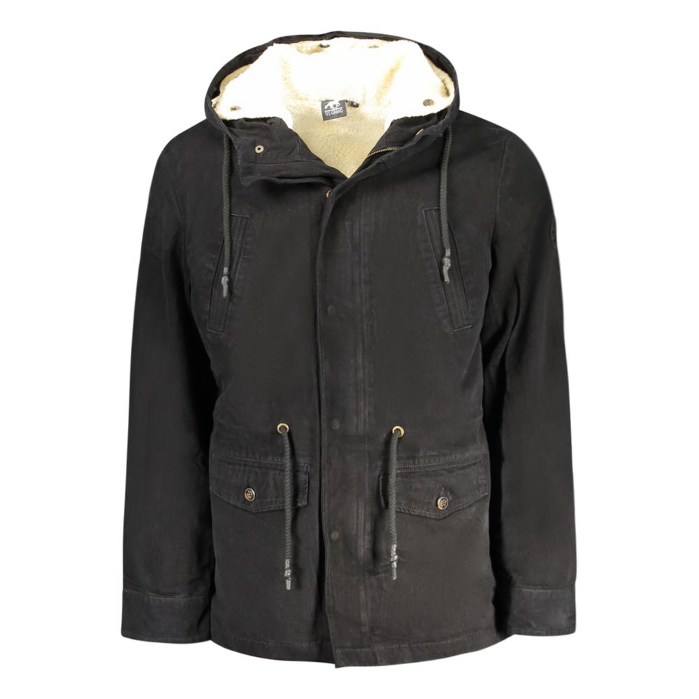 U.S. Grand Polo Nero Polyester Men's Parka Jacket