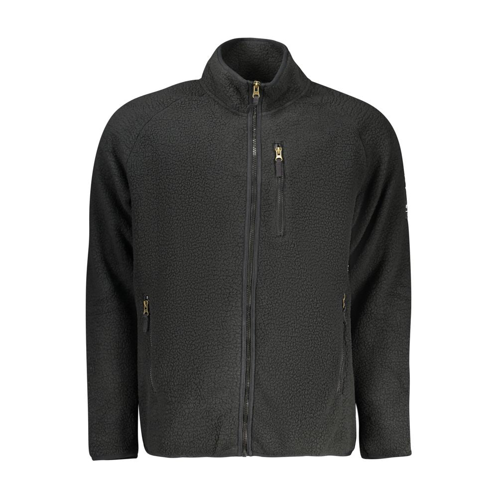 U.S. Grand Polo Black Polyester Men's Sweatshirt