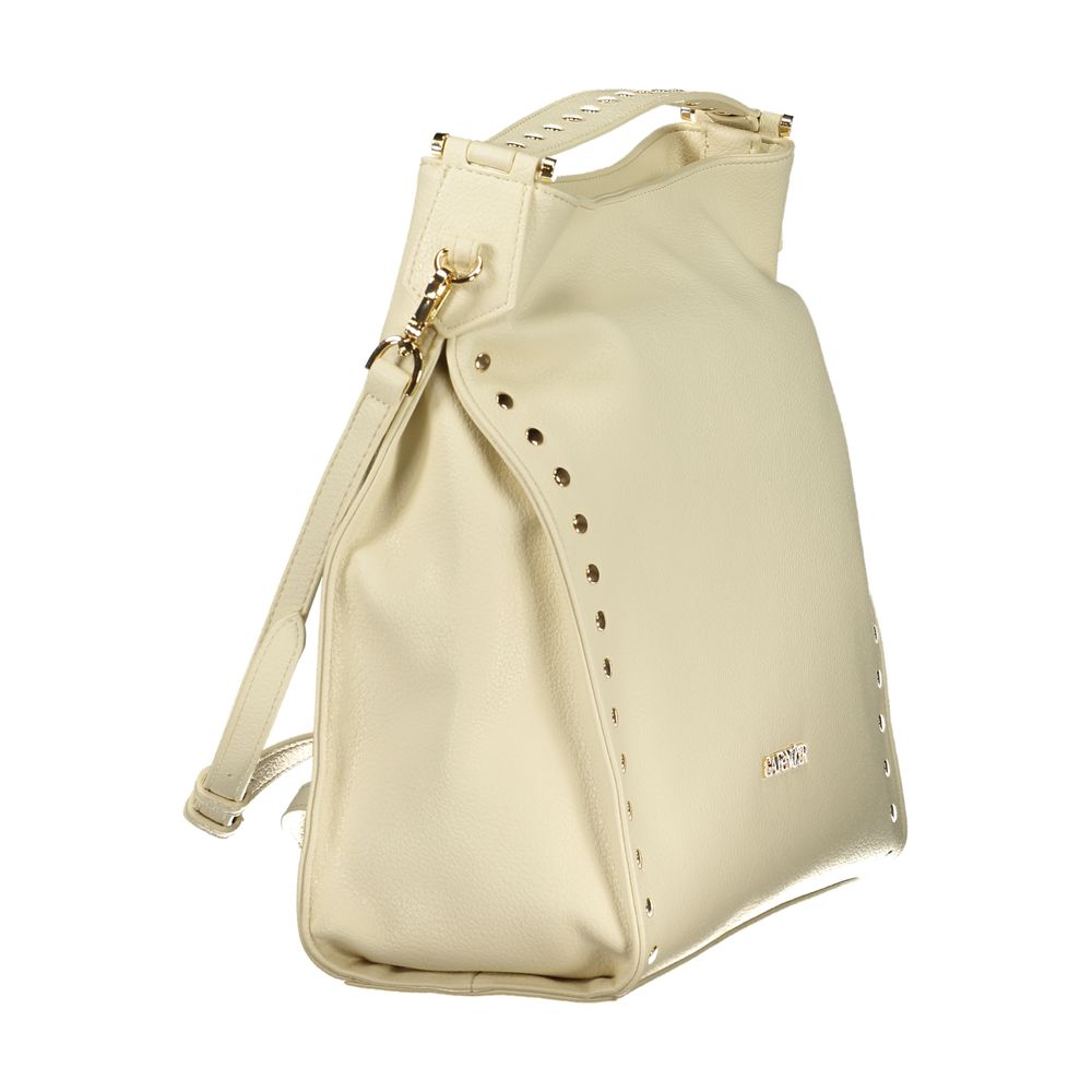 Cafenoir Beige Polyurethane Women Shoulder Bag