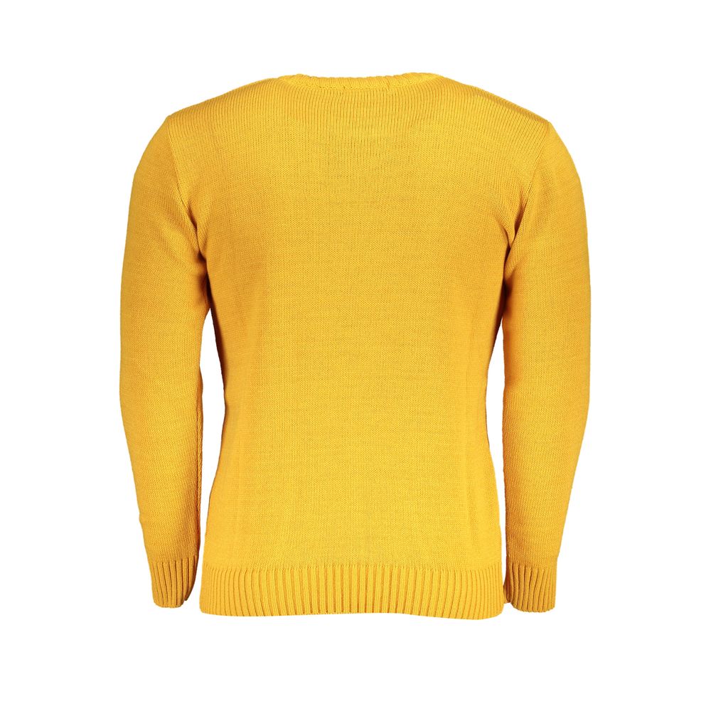 U.S. Grand Polo Yellow Acrylic Men Sweater