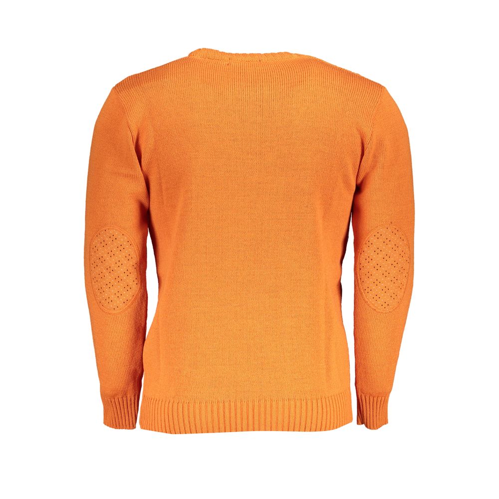U.S. Grand Polo Arancione Acrylic Men Sweater