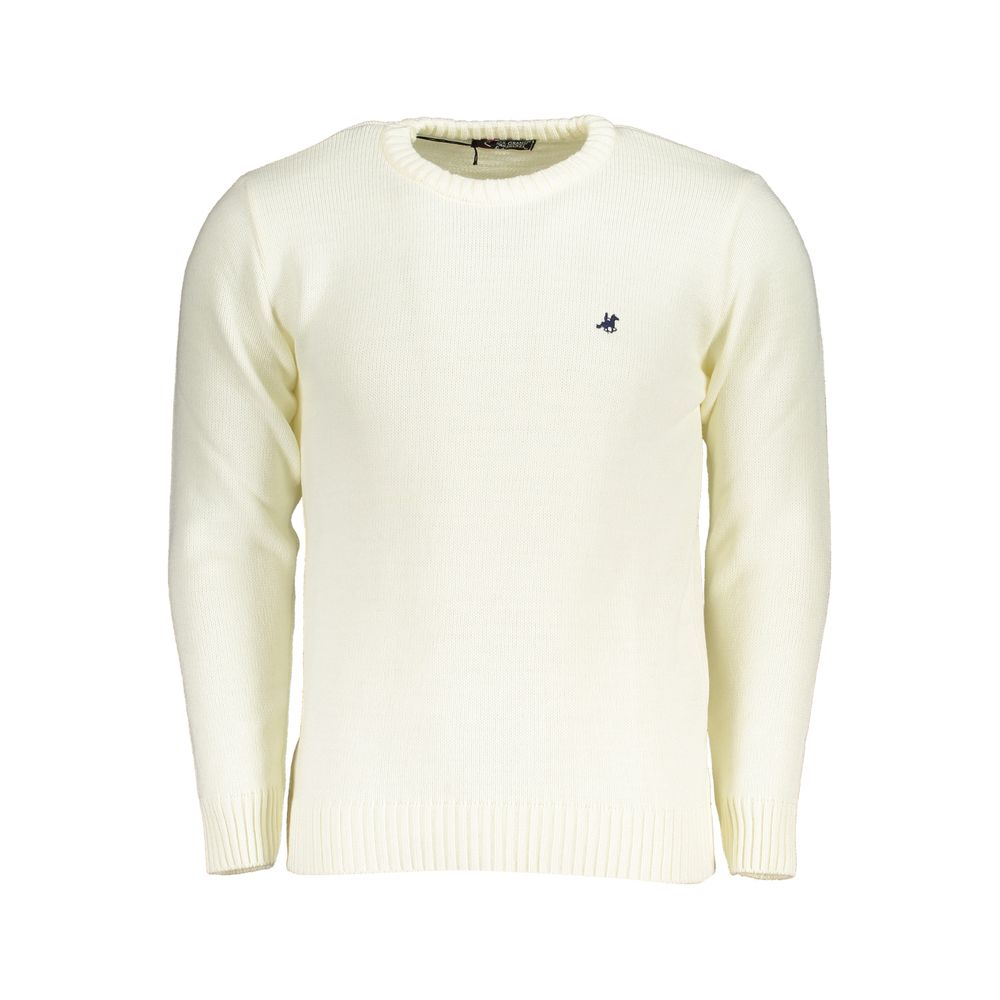 U.S. Grand Polo White Acrylic Men Sweater