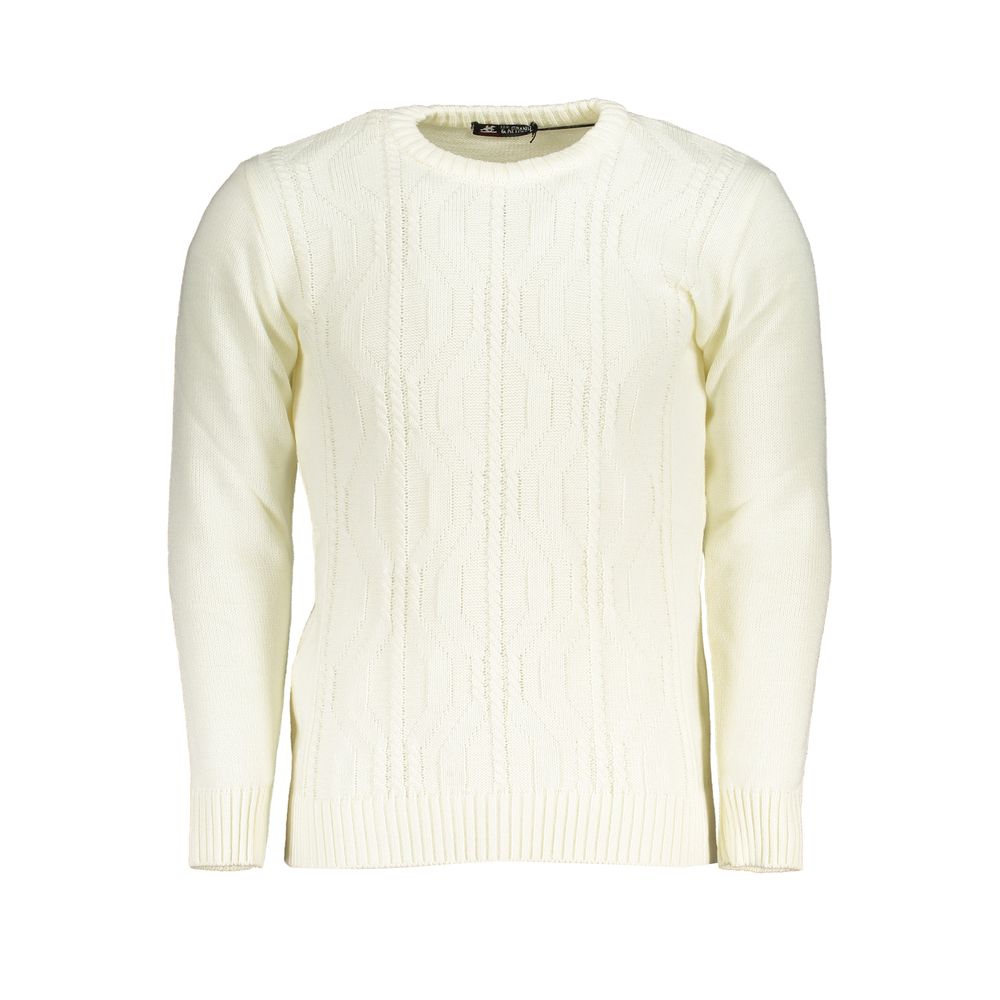 U.S. Grand Polo Bianco Acrylic Men Sweater
