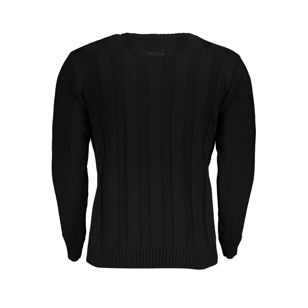 U.S. Grand Polo Black Acrylic Men's Sweater