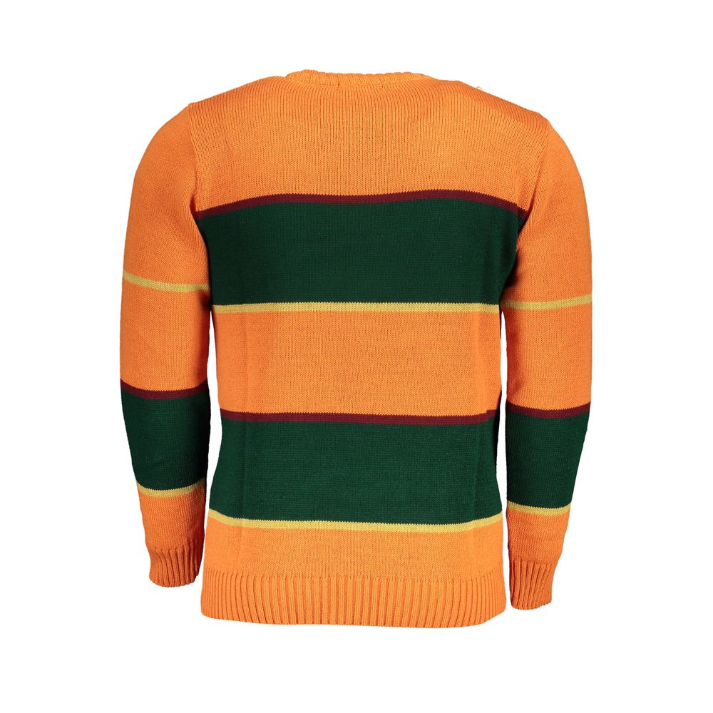 U.S. Grand Polo Arancione Acrylic Mens Sweater
