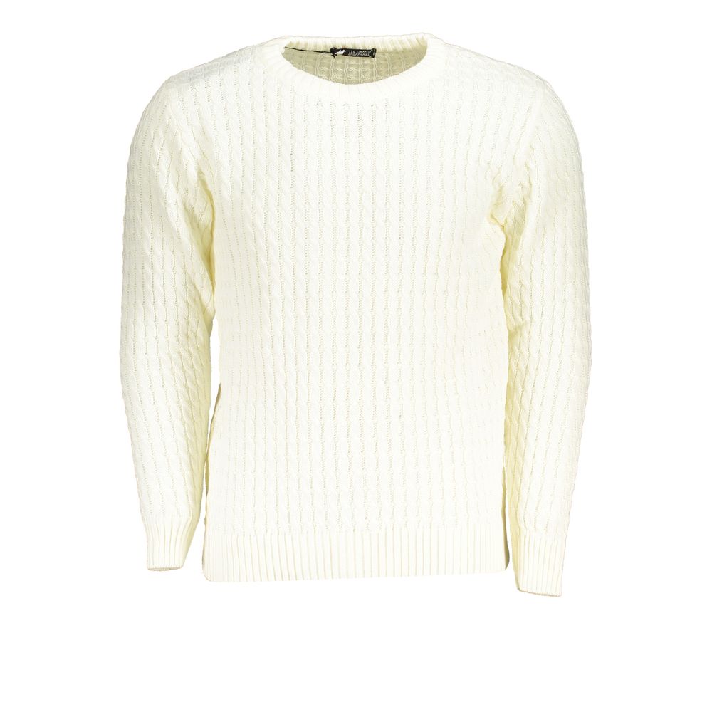 U.S. Grand Polo Bianco Acrylic Men Sweater