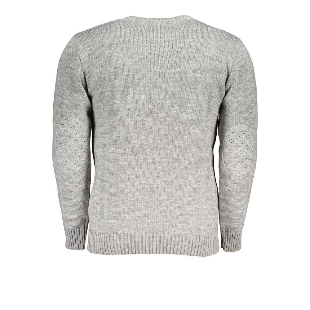 U.S. Grand Polo Grigio Acrylic Men Sweater