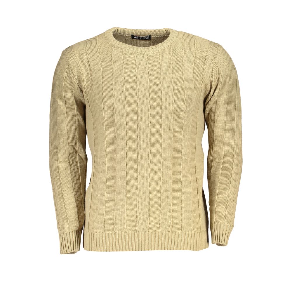 U.S. Grand Polo Beige Acrylic Men Sweater
