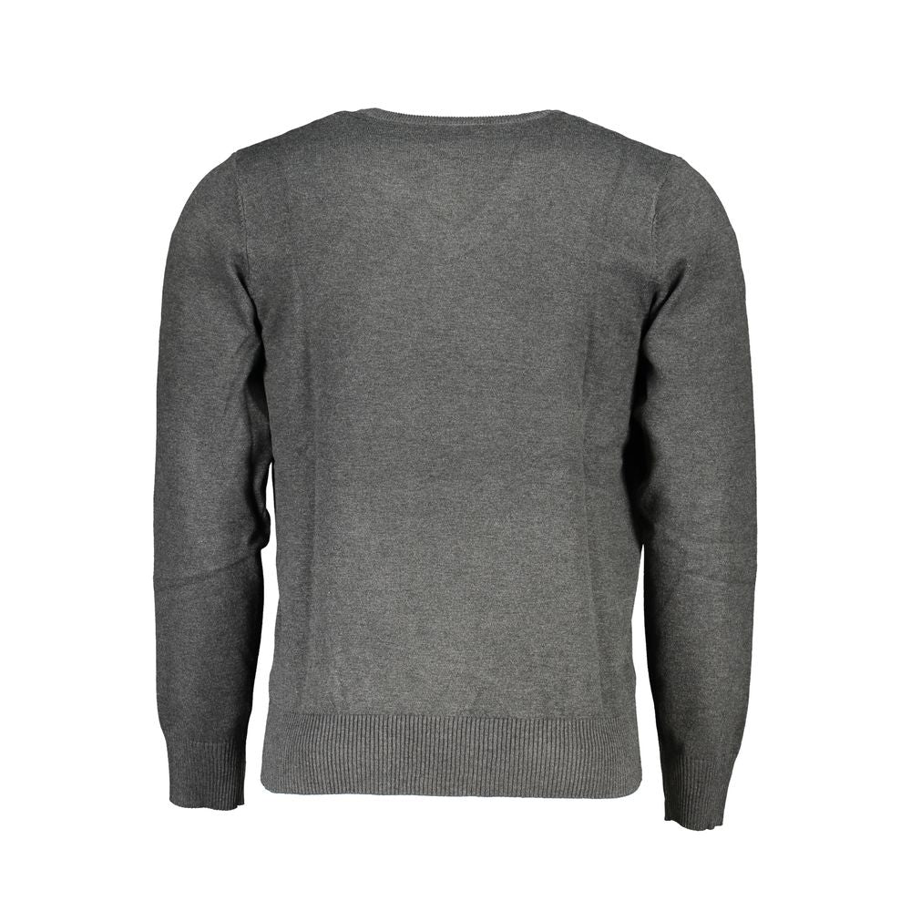 U.S. Grand Polo Gray Viscosa Mens Sweater