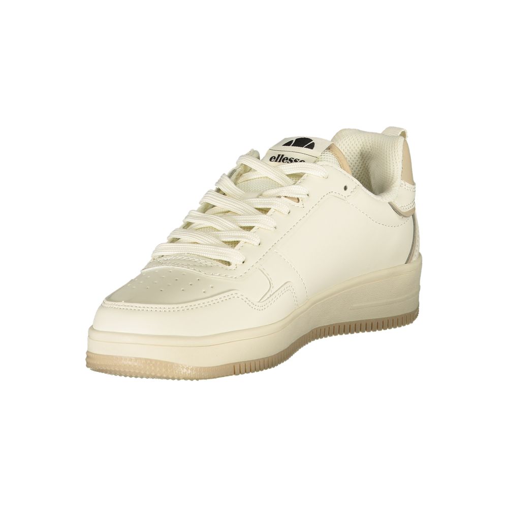 Ellesse Bianco Polyurethane Women Sneaker