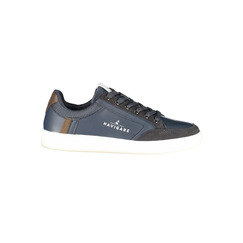 Navigare Blue Polyester Men Sneaker