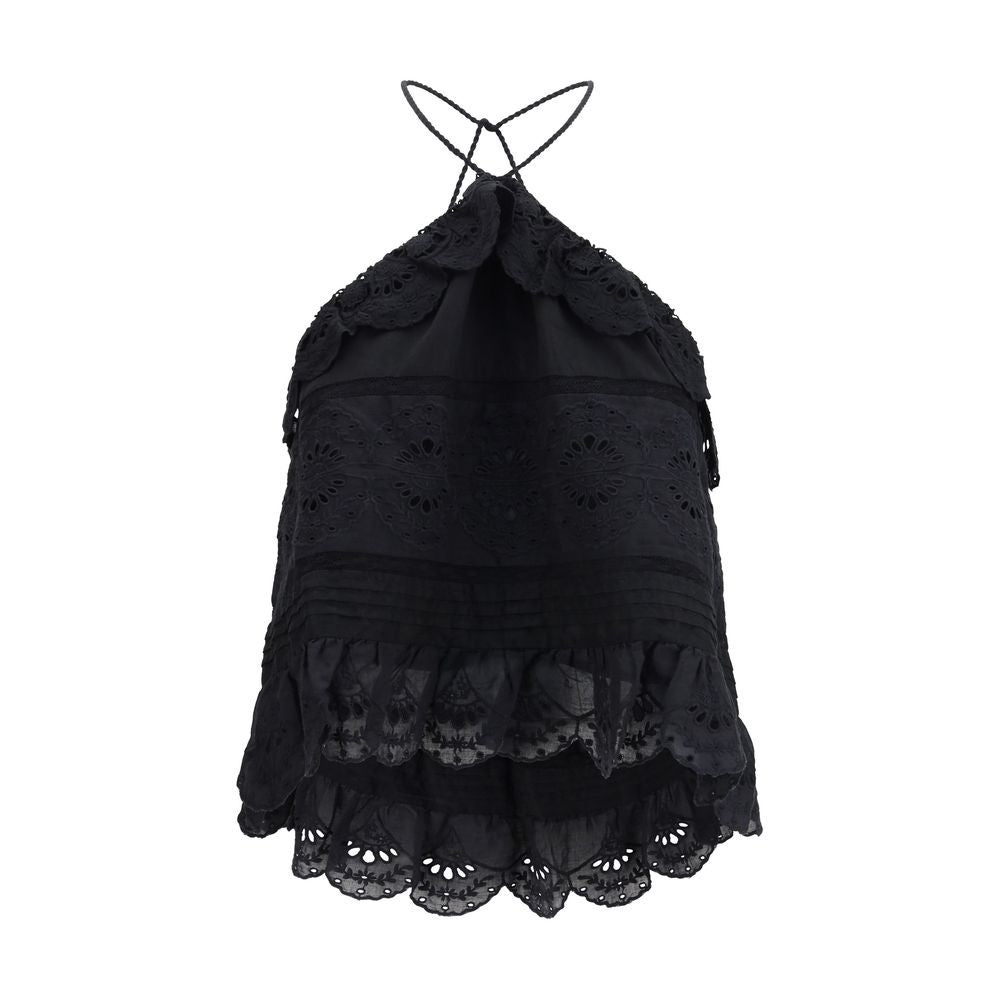 Isabel Marant Étoile Black Polyester Blouse