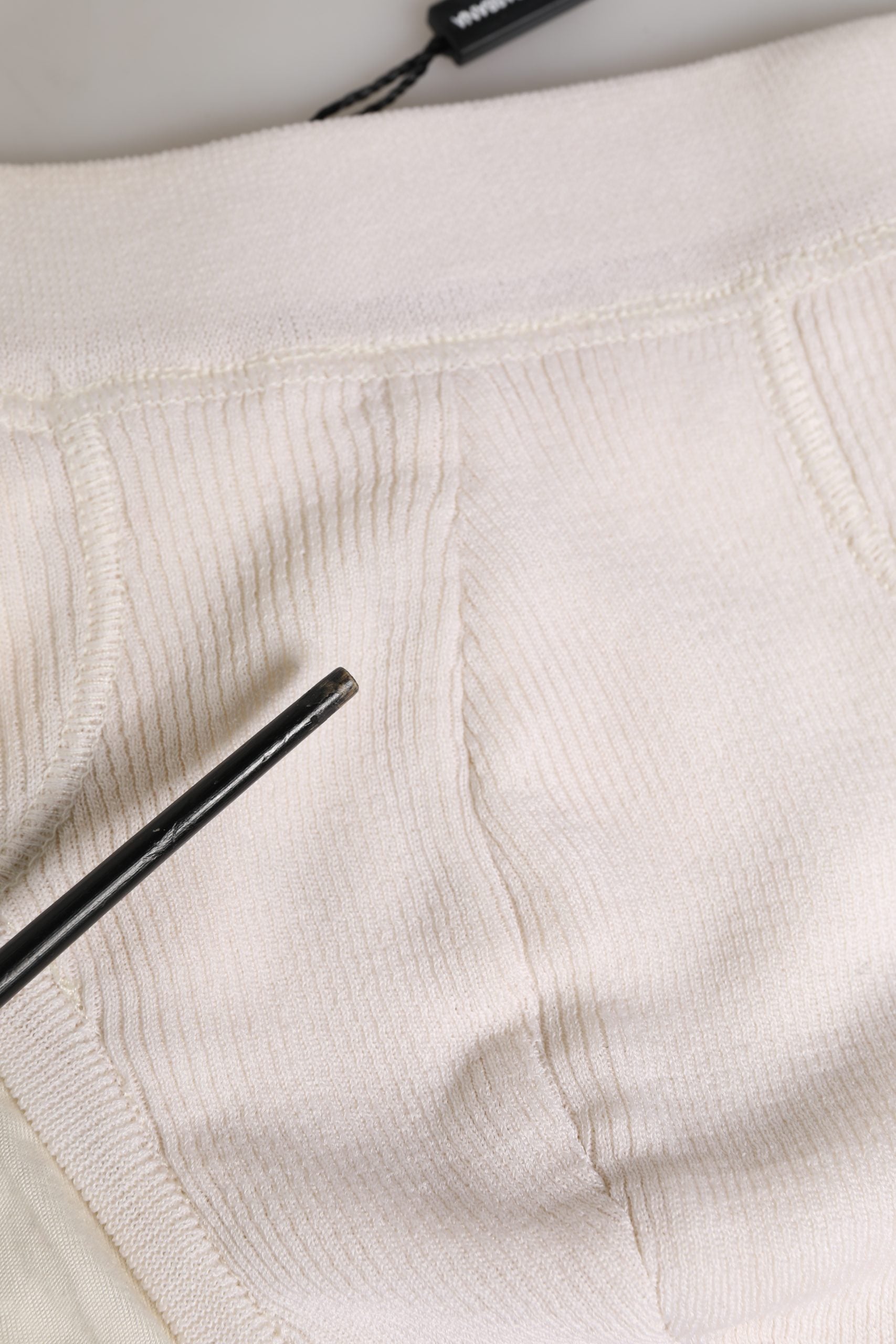 Dolce & Gabbana Off White Logo Silk Men Briefs Underwear