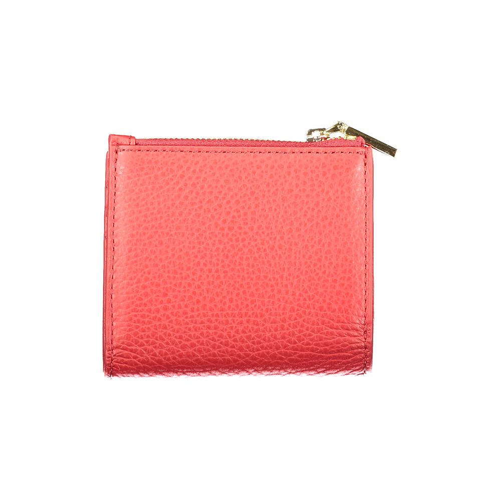 Coccinelle Red Leather Wallet LUNESCAPE