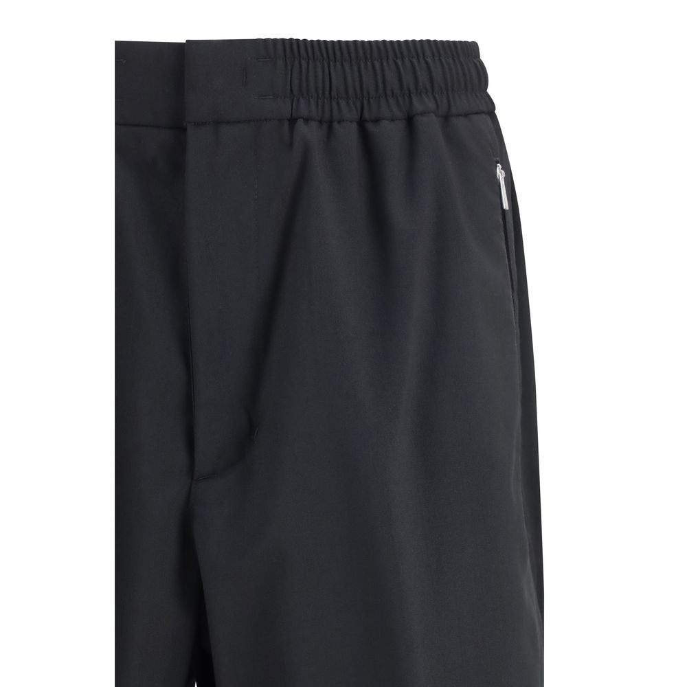 LAMINAR Black Polyester Pants