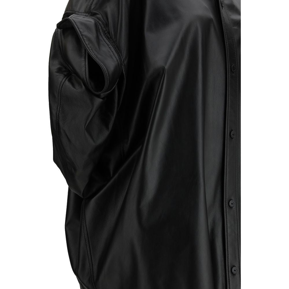 Balenciaga Black Lamb Ovis Aries Dress Shirt
