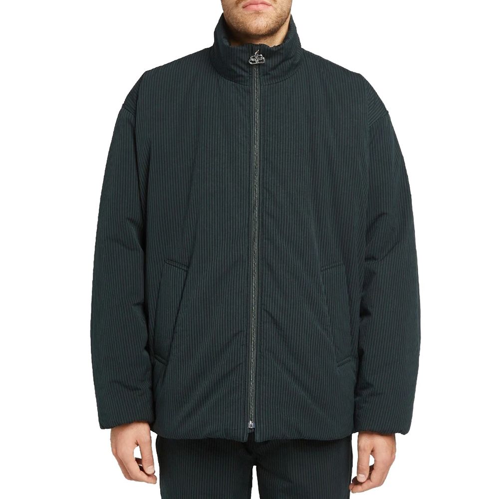 Balenciaga Black Cotton Full-Length Jacket