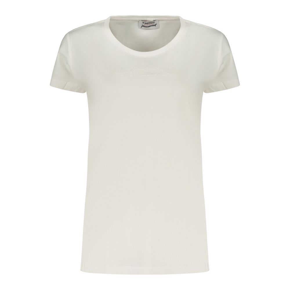 Freddy White Cotton Women's T-Shirt