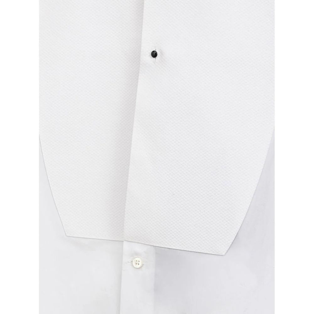 Dolce & Gabbana White Cotton Dress Shirt