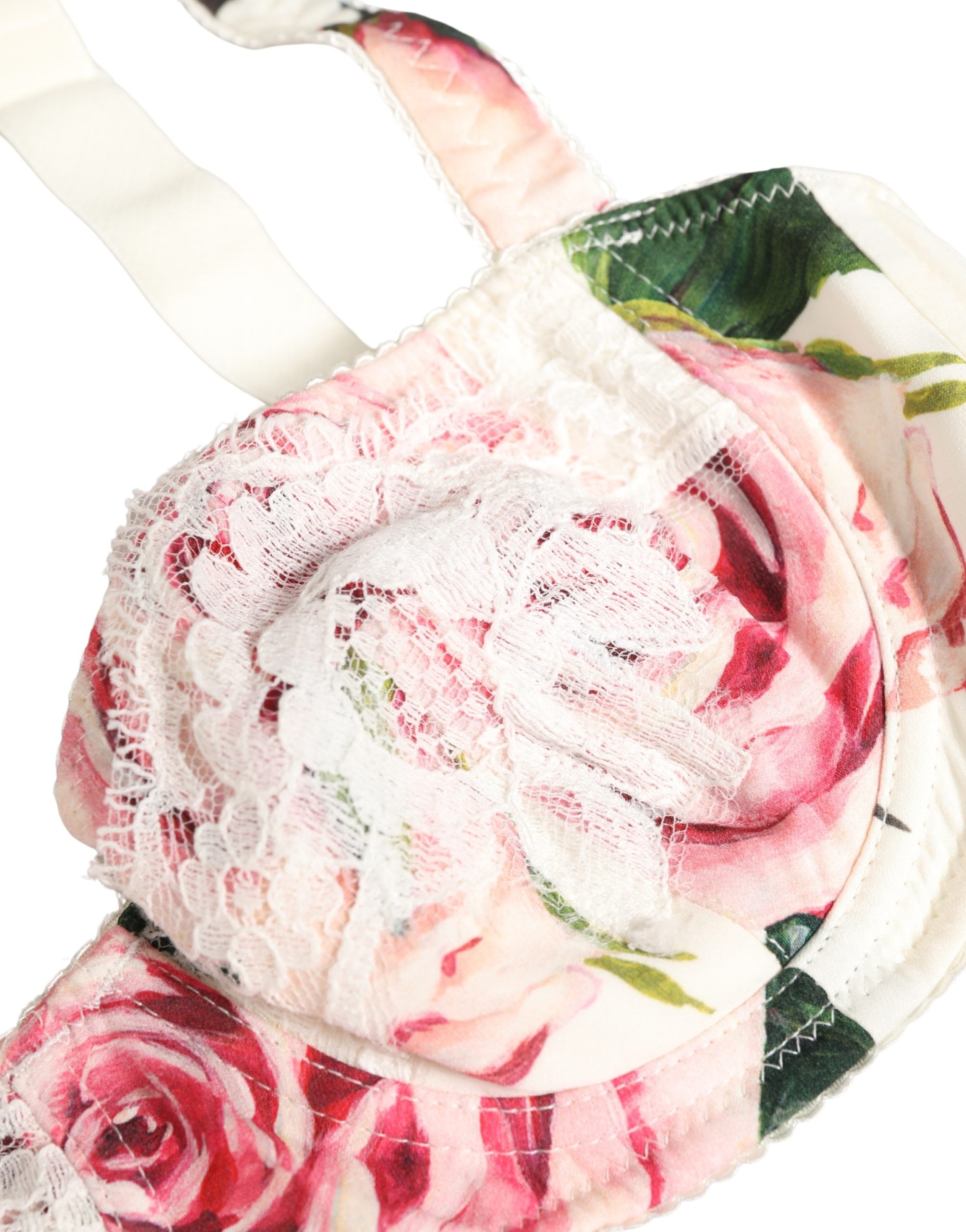 Dolce & Gabbana Multicolor Floral Semi-Pad Underwire Underwear