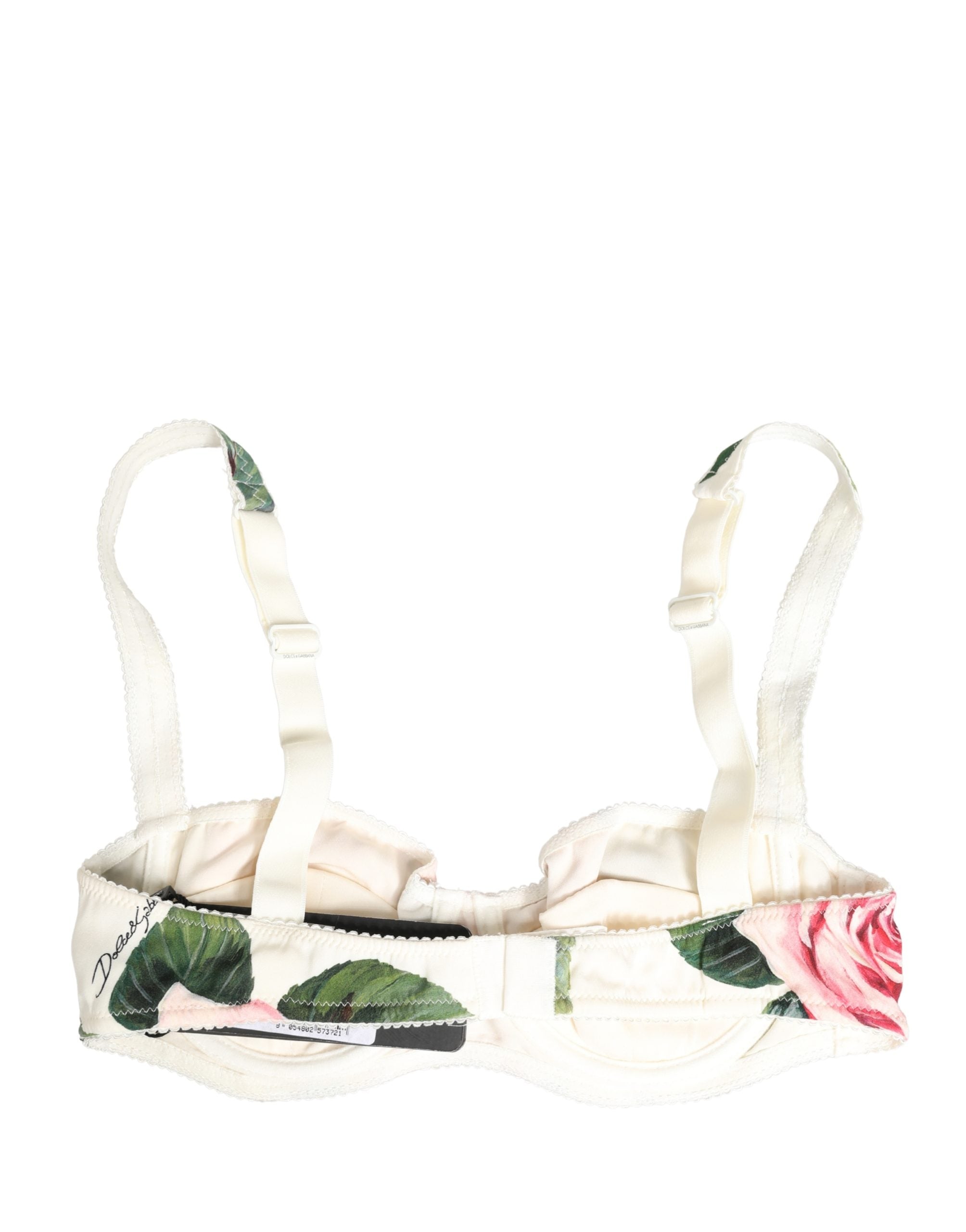 Dolce & Gabbana Multicolor Floral Semi-Pad Underwire Underwear