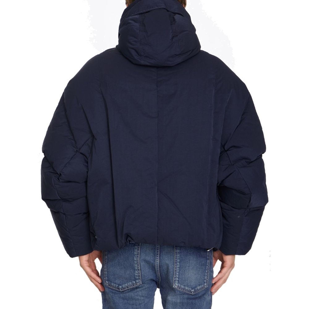 Bottega Veneta Blue Polyamide Full-Length Jacket
