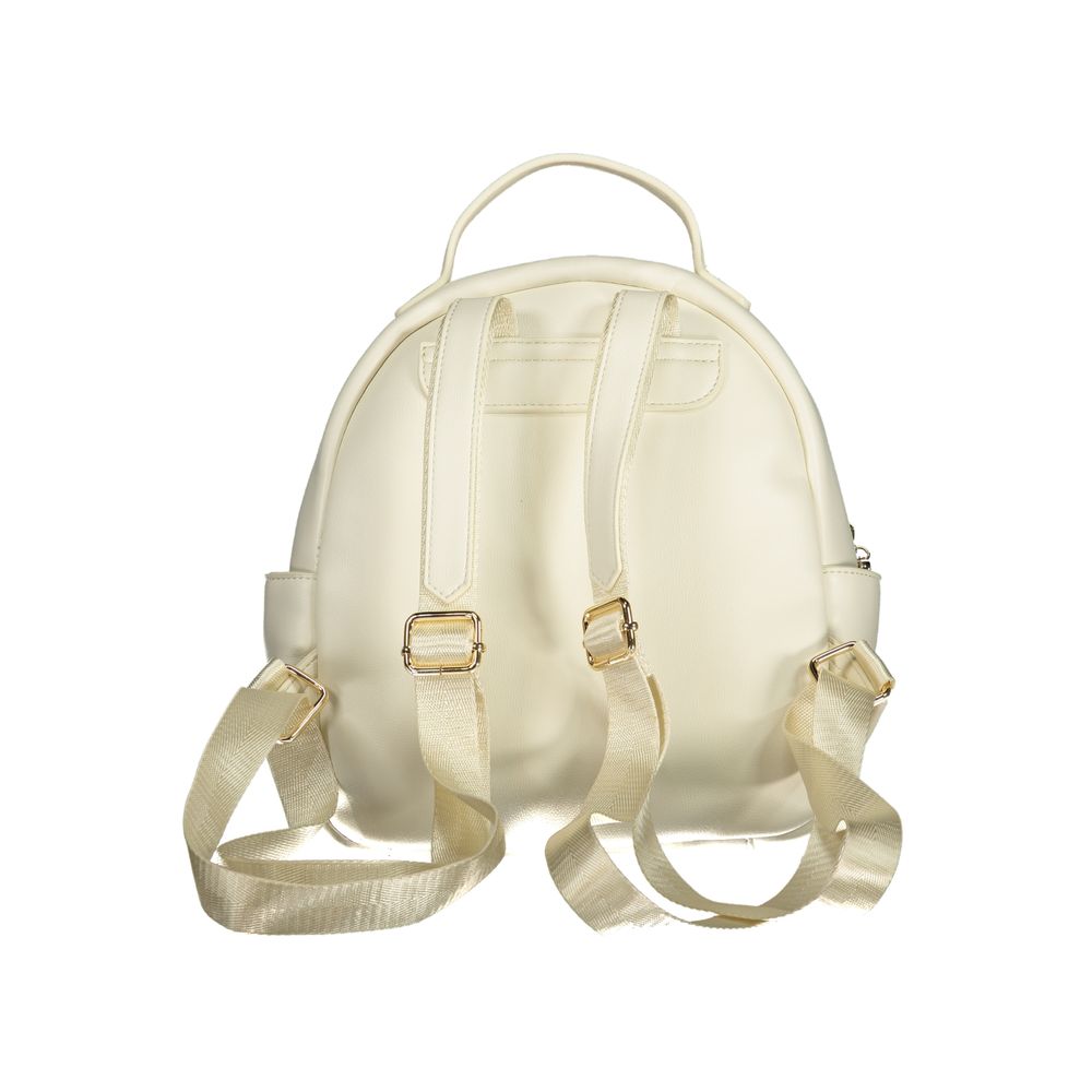 Mario Valentino Bianco Polyurethane Women's Backpack