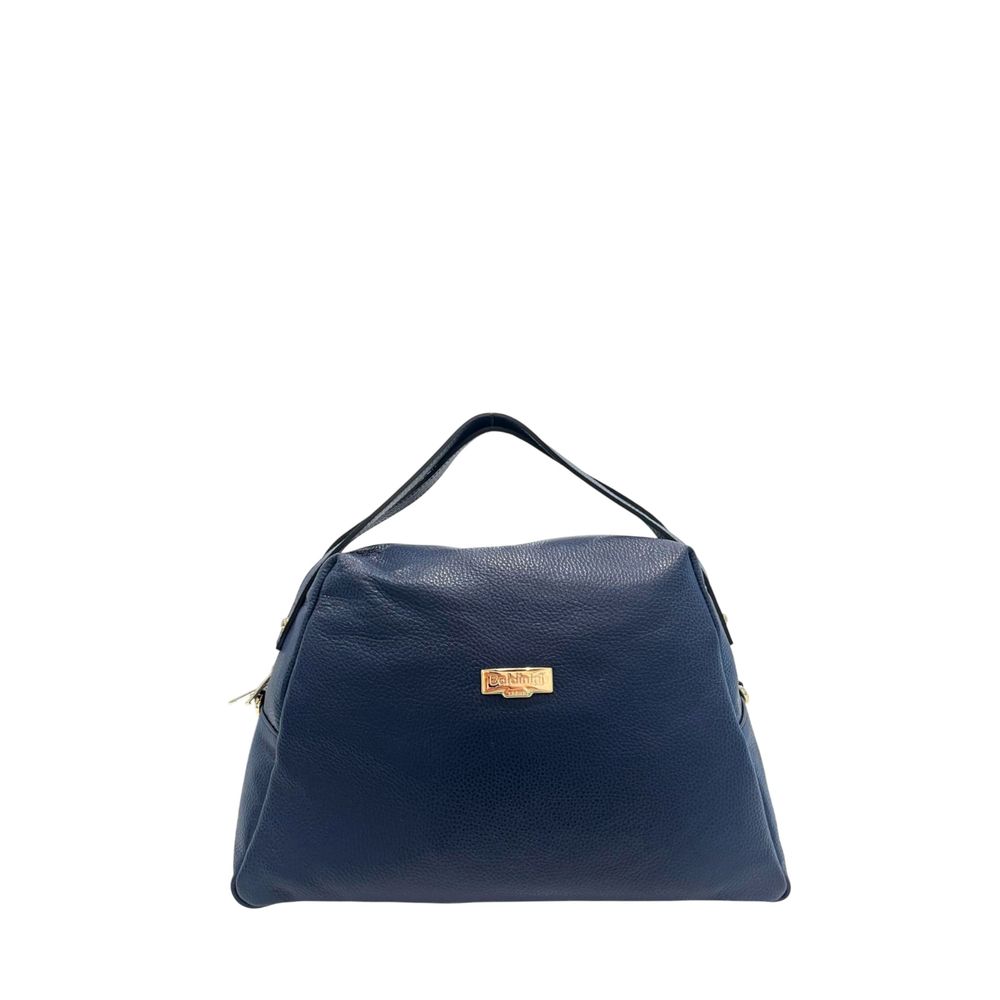 Baldinini Trend Blue Leather Women Bag