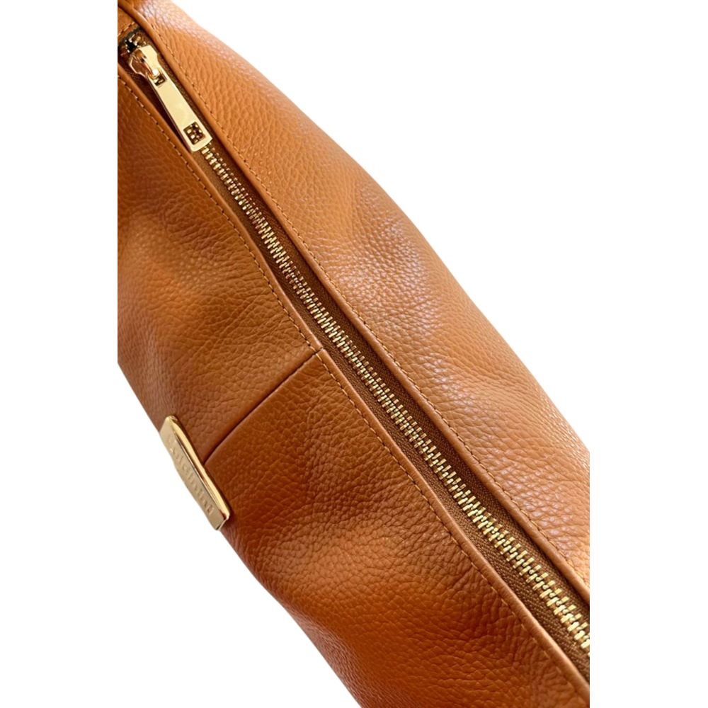 Baldinini Trend Brown Leather Women Shoulder Bag