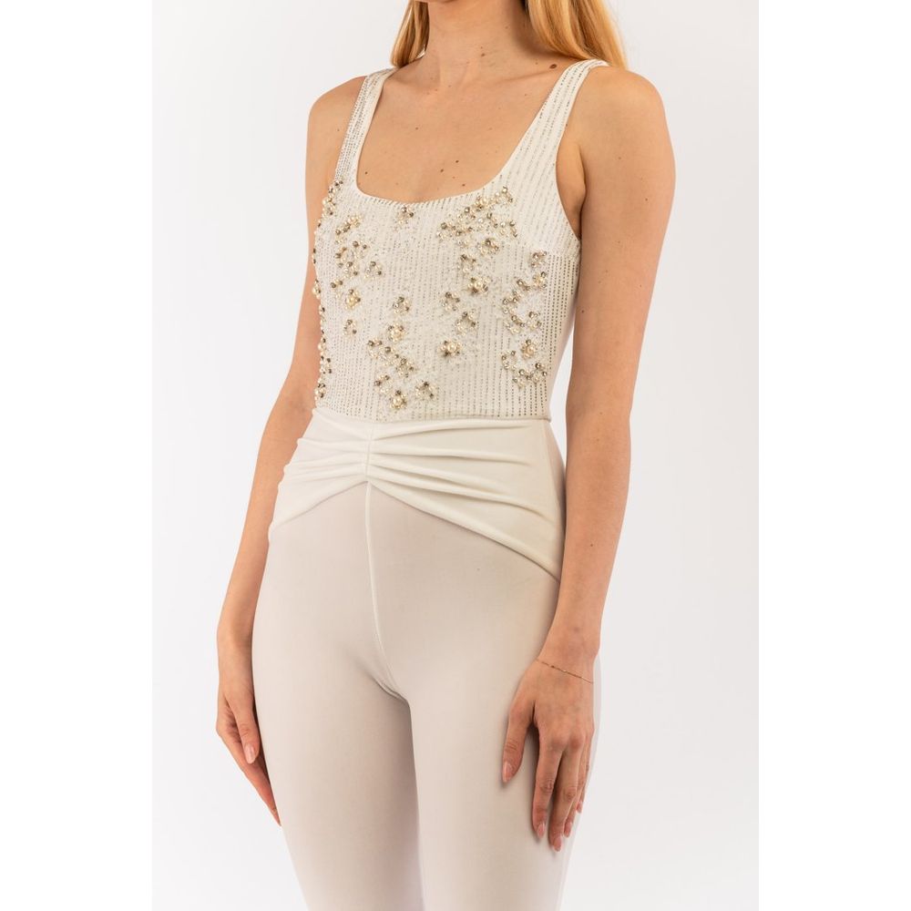 Elisabetta Franchi Beige Jumpsuit