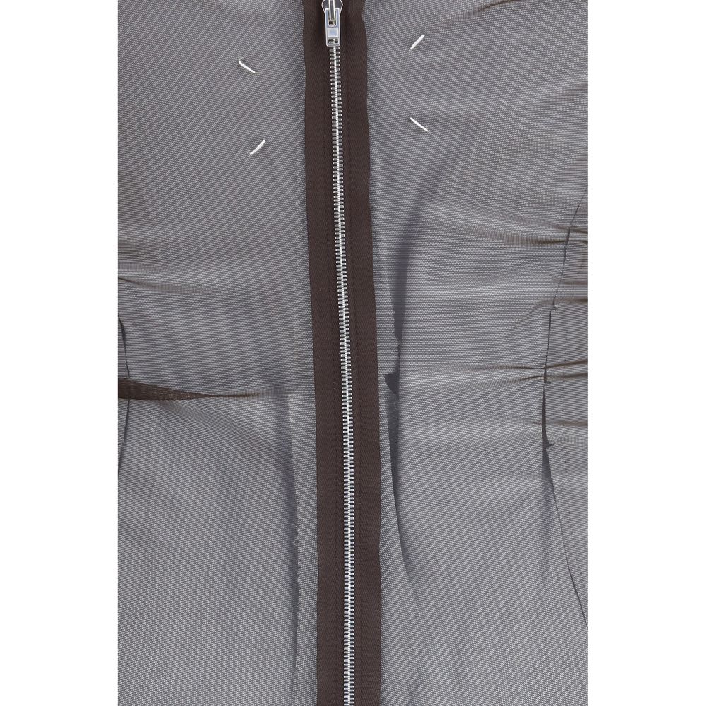 Maison Margiela Brown Polyamide Casual Dress