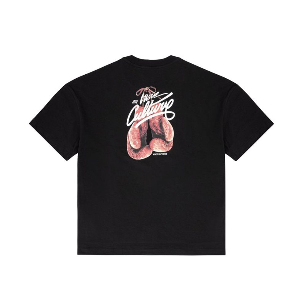 5TATE OF MIND Black Cotton T-Shirt