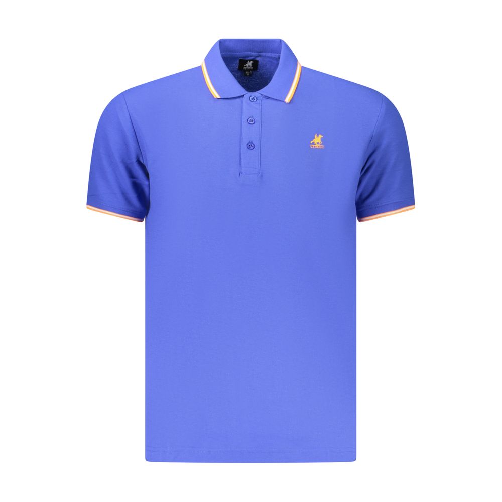 U.S. Grand Polo Blue Cotton Men's Polo