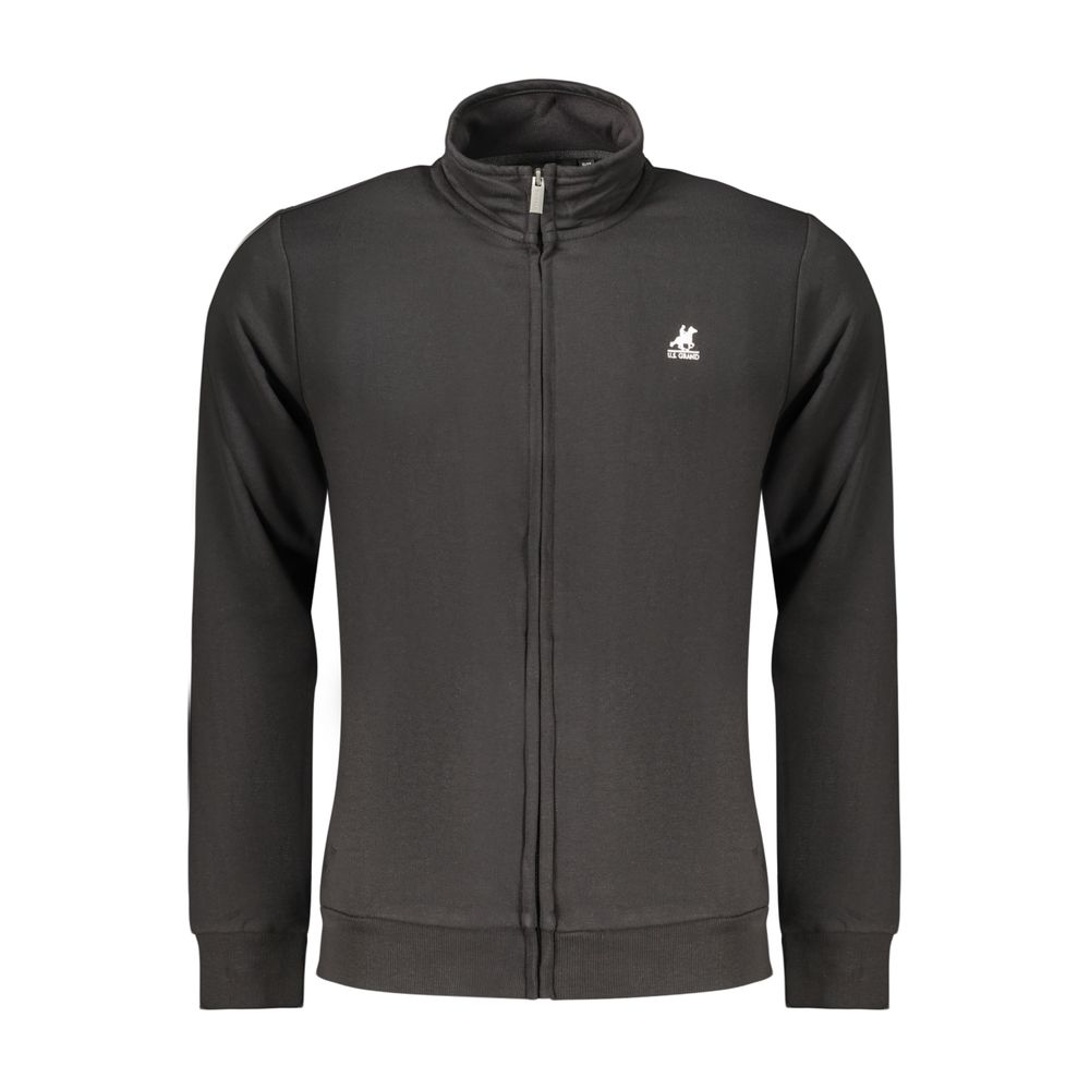 U.S. Grand Polo Black Cotton Men's Sweatshirt