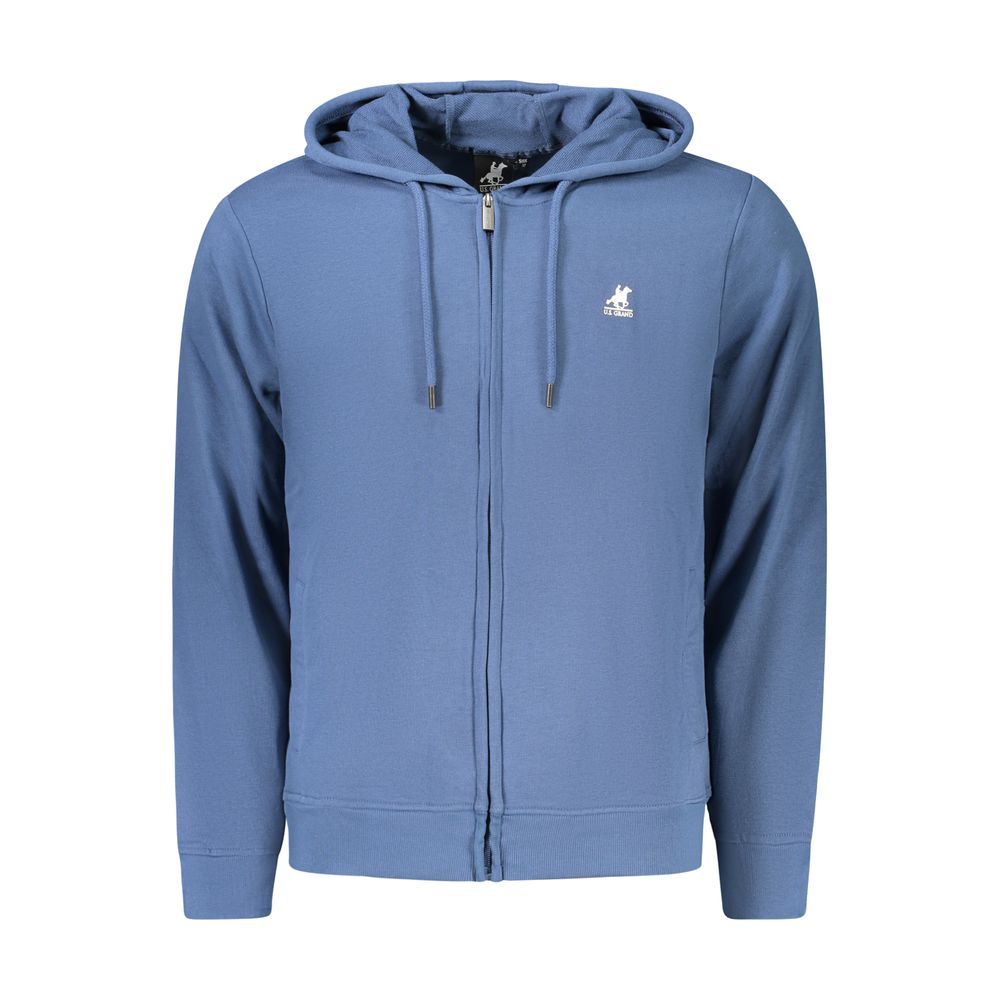 U.S. Grand Polo Blue Cotton Men's Sweatshirt