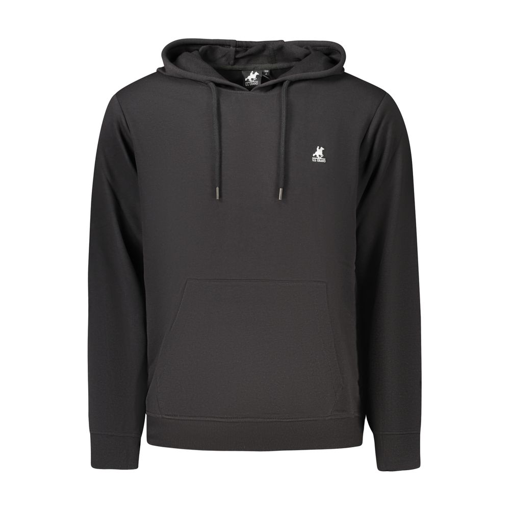 U.S. Grand Polo Black Cotton Men's Sweatshirt