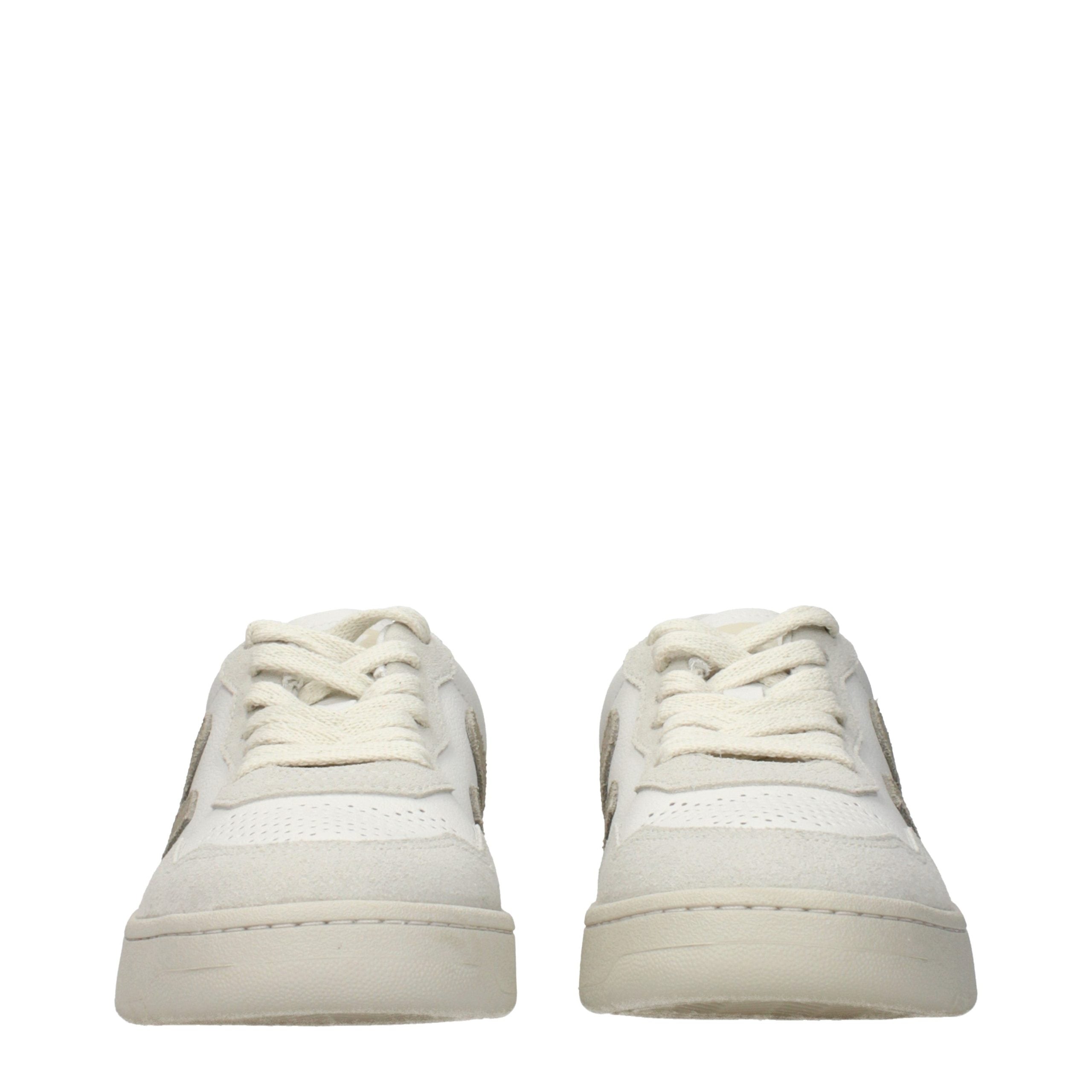 Veja White Leather Low Top Sneakers