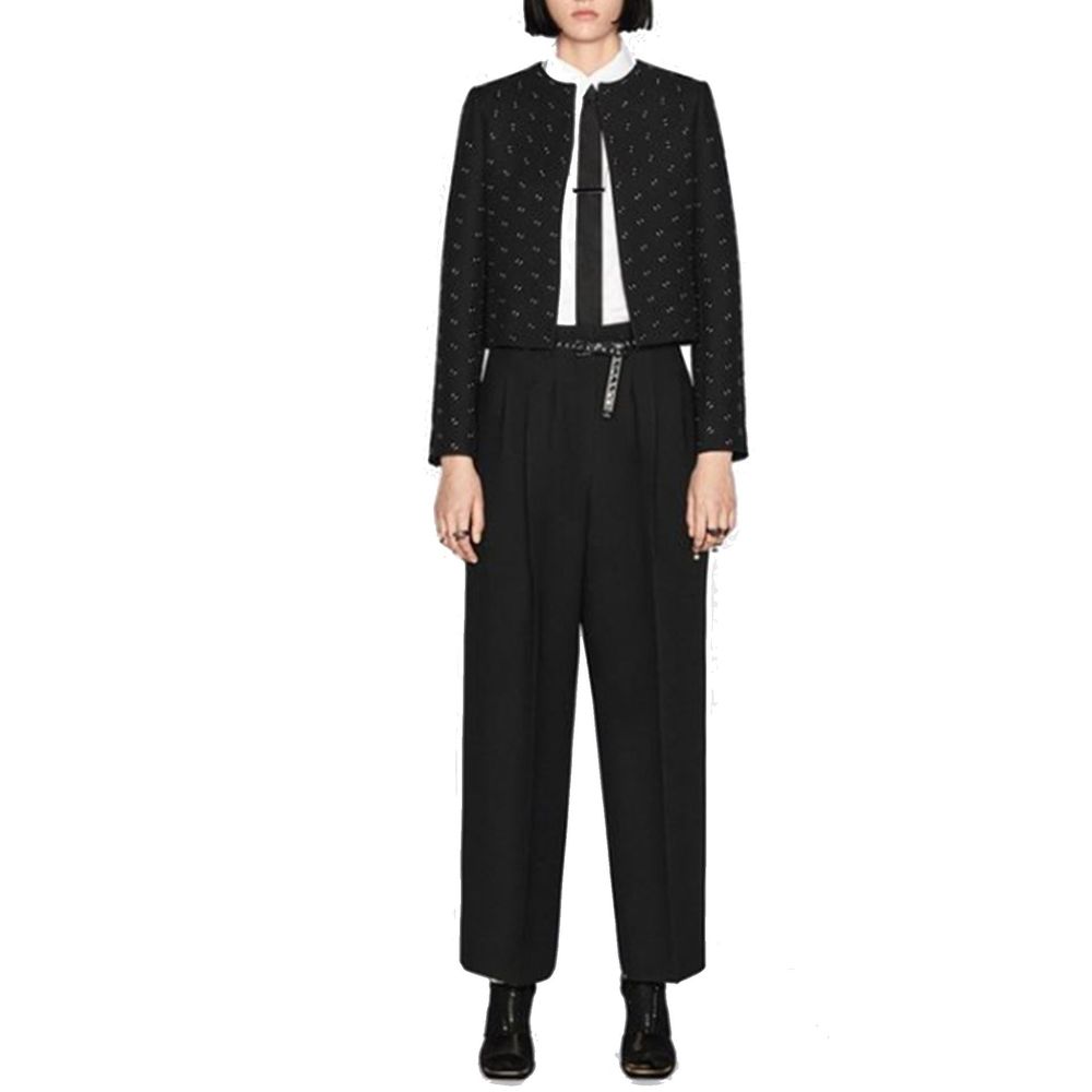 Dior Black Wool Dress Pants