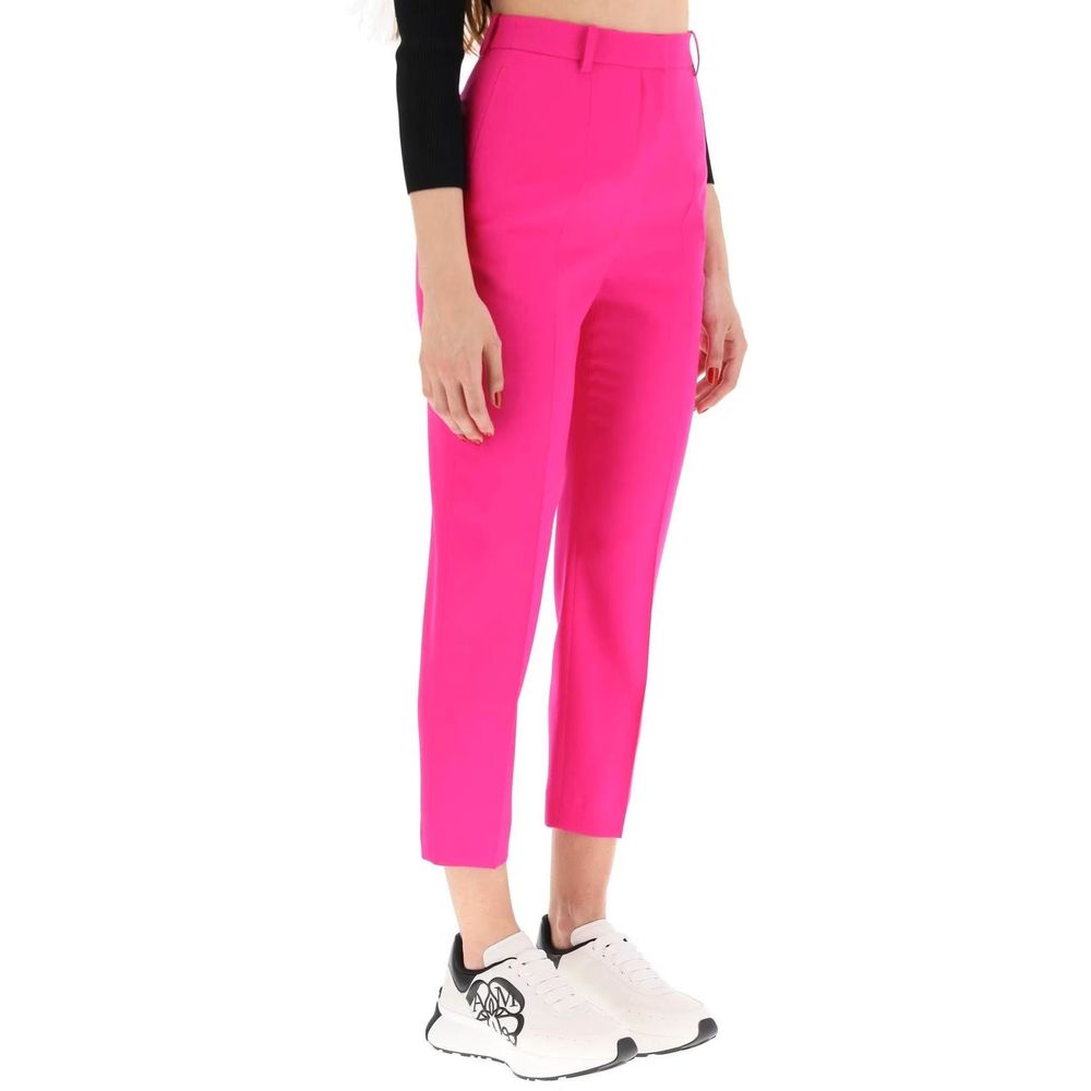 Alexander McQueen Multicolor Wool Casual Pants