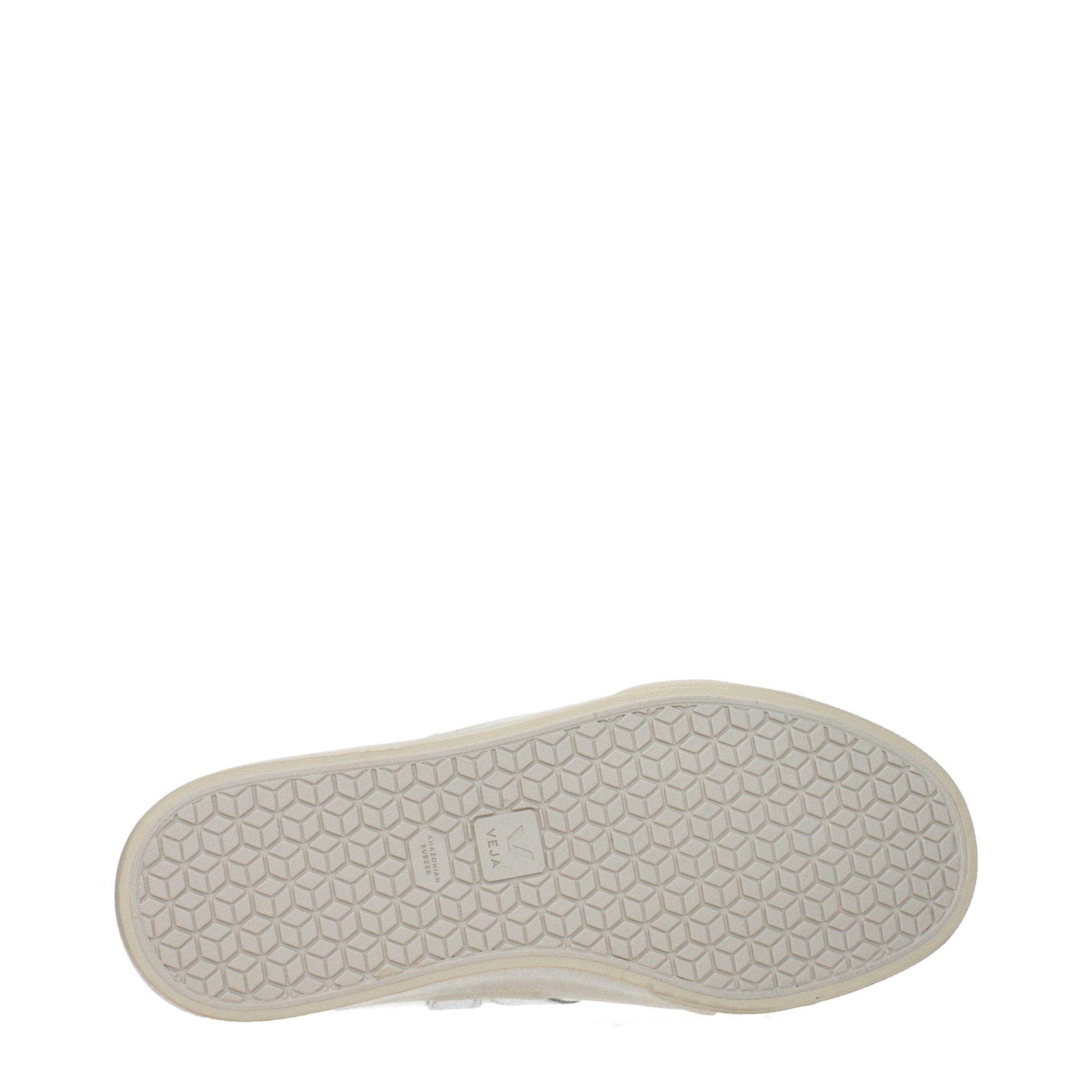 Veja White Leather Low Top Sneakers