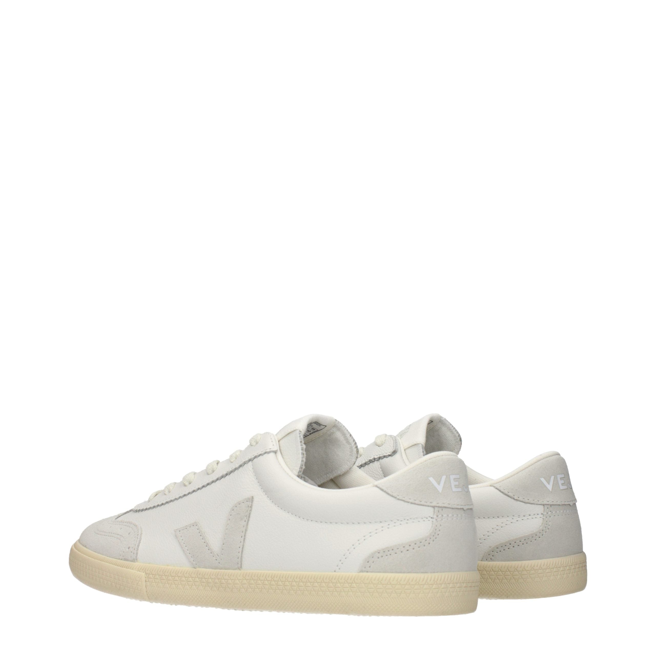 Veja White Leather Sneakers