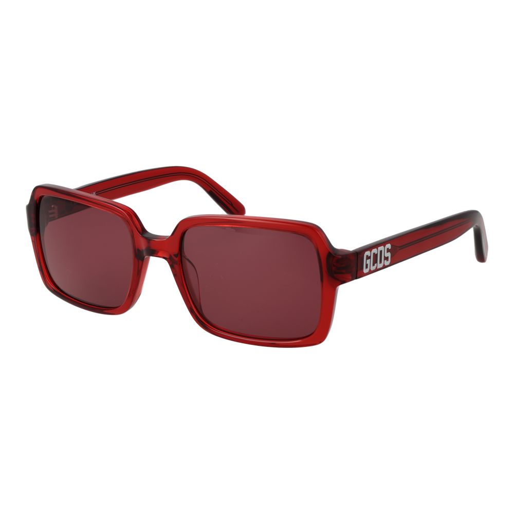 GCDS Red Plastic Sunglasses