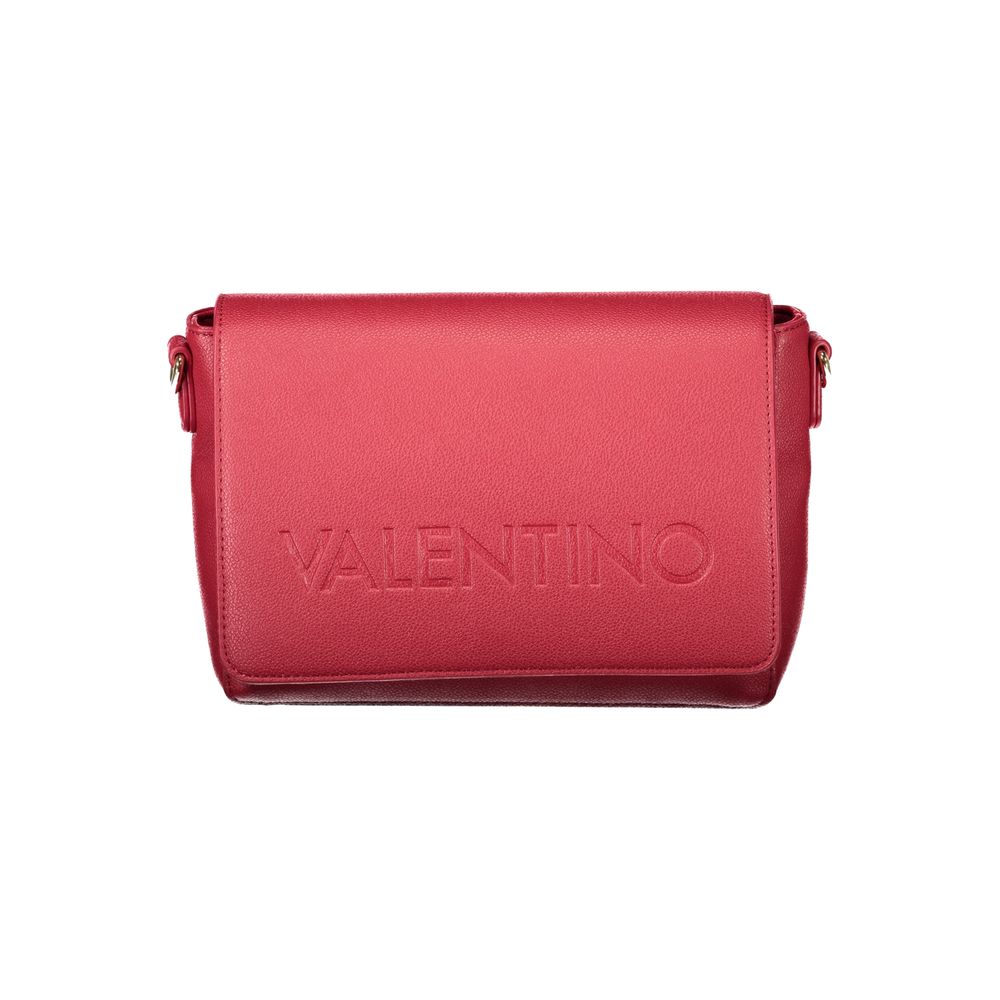 Mario Valentino Rosso Poliuretano Donna Bag With Adjustable And Removable Strap